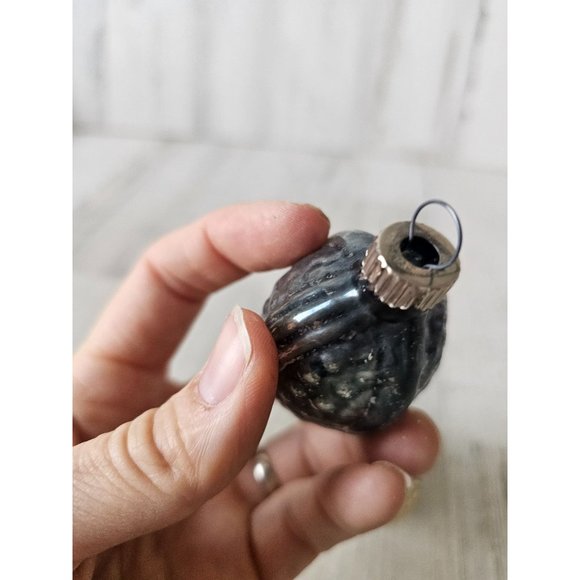 Vintage radko shiny Brite spiral acorn glass ornament set Xmas tree - Picture 6 of 12